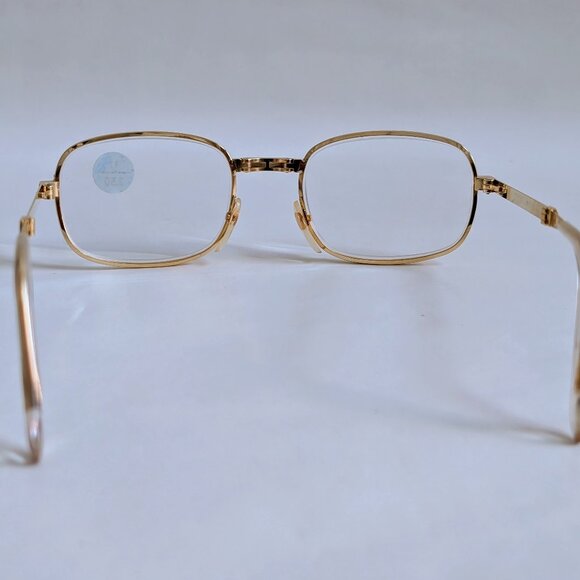 NWT Vintage 90's Rectangle Folding Reading Glasses (S. Gold) - Picture 4 of 6